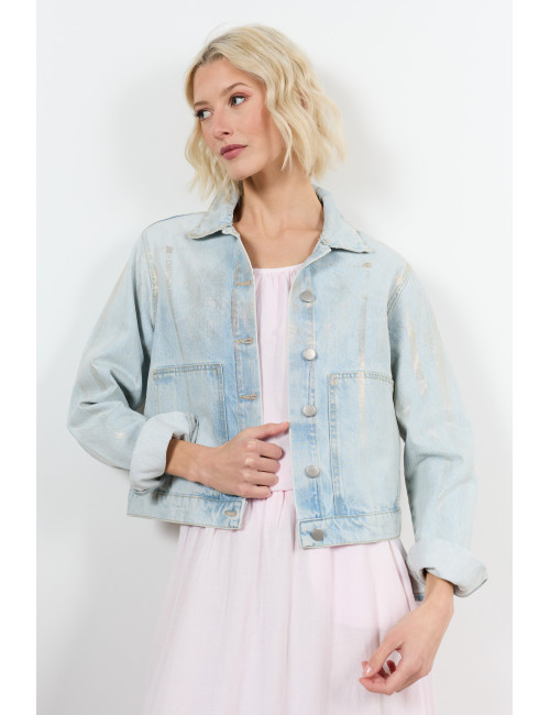 veste en jeans ss col ml - 1 - Love@me - 1 