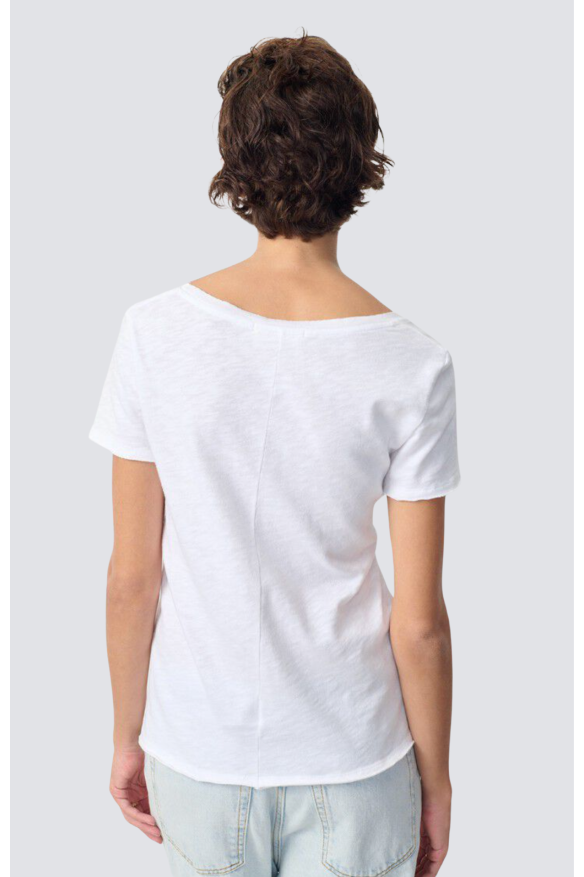 t-shirt manches courtes col v straight - 12