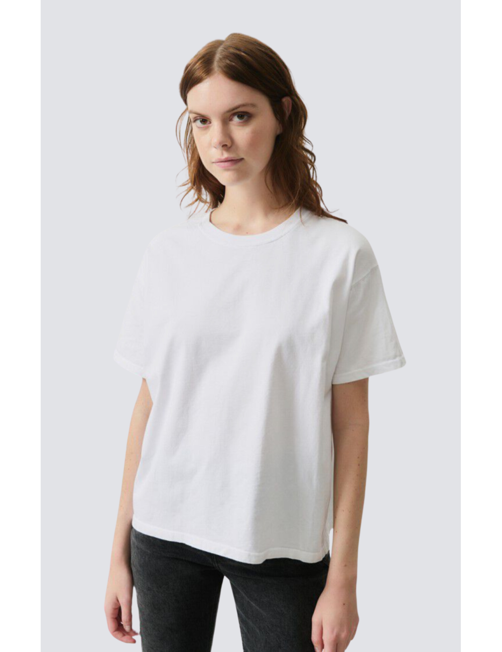 T-SHIRT MANCHES COURTES EN COTON - 