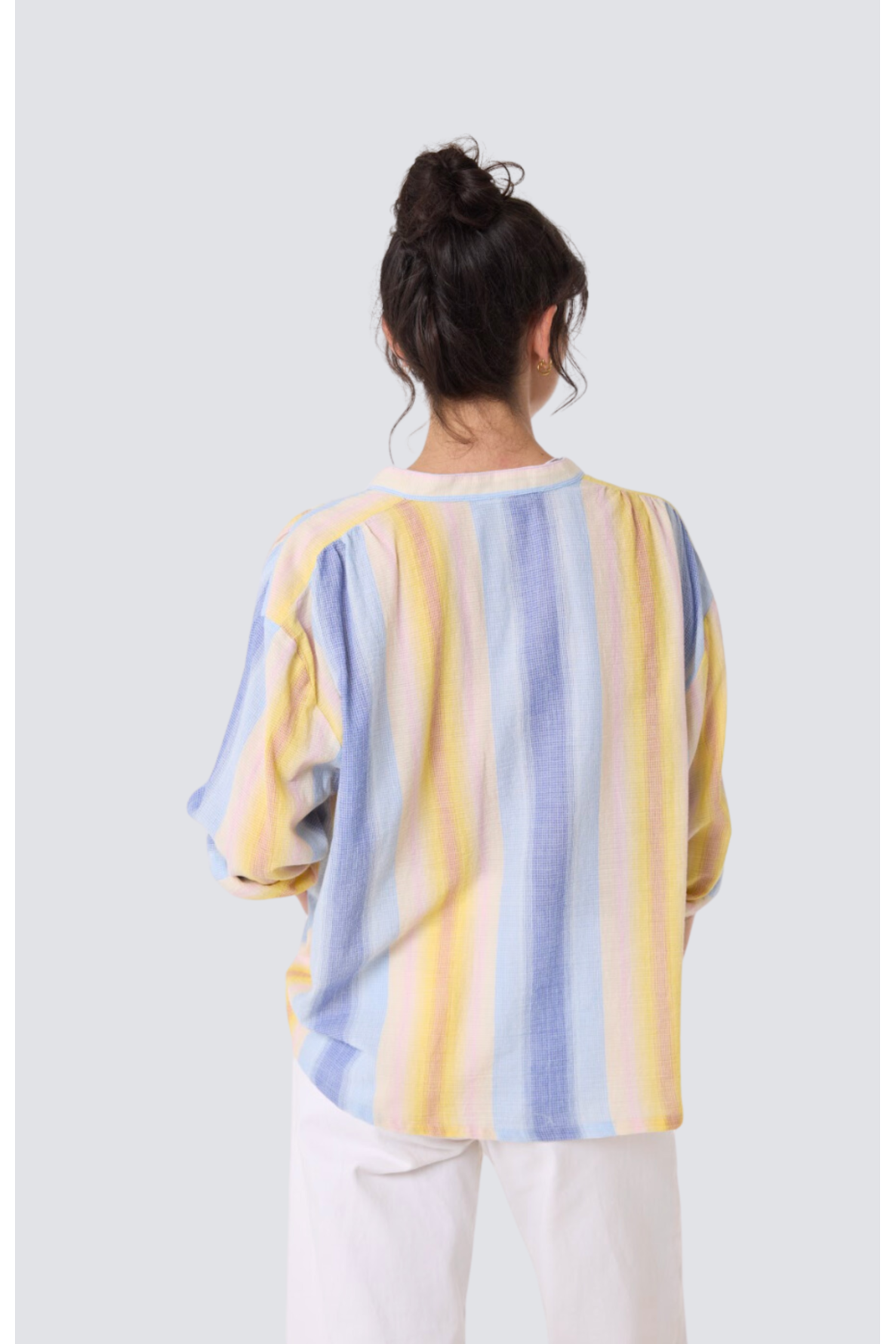 blouse col mao manches amples ella - 4