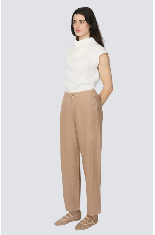 pantalon straight en lin - 3 - Reiko - 3 