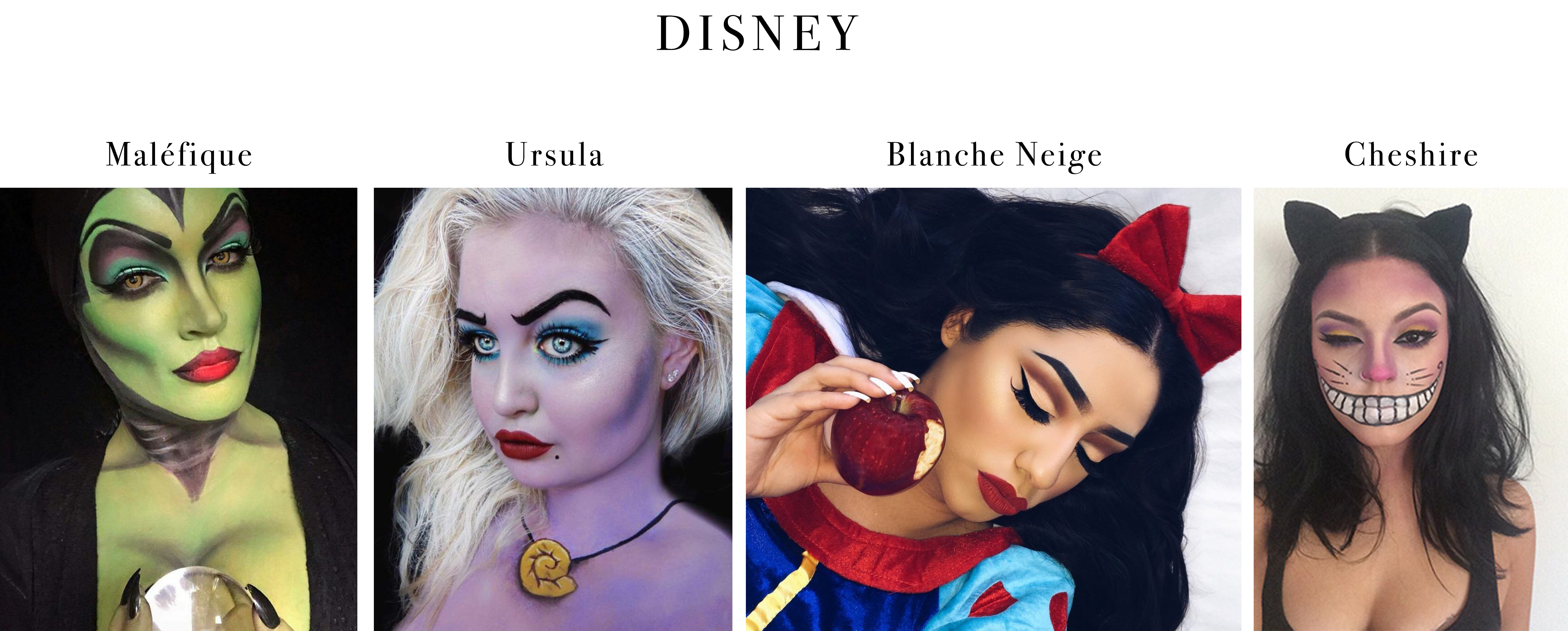 Les tutos maquillage Disney pour se transformer à Halloween - Adaptation  Magazine